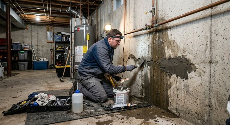 Leaking Basement Repair in Greenville, SC