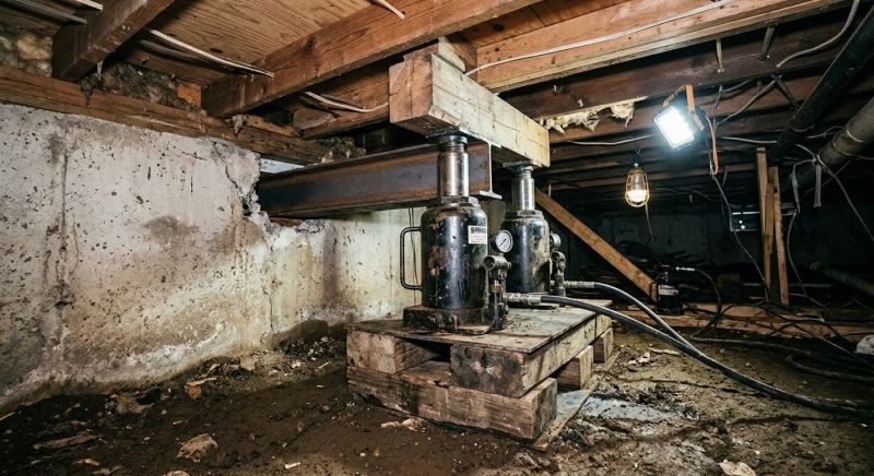 Sinking Foundation Lifting in Fort Collins, CO