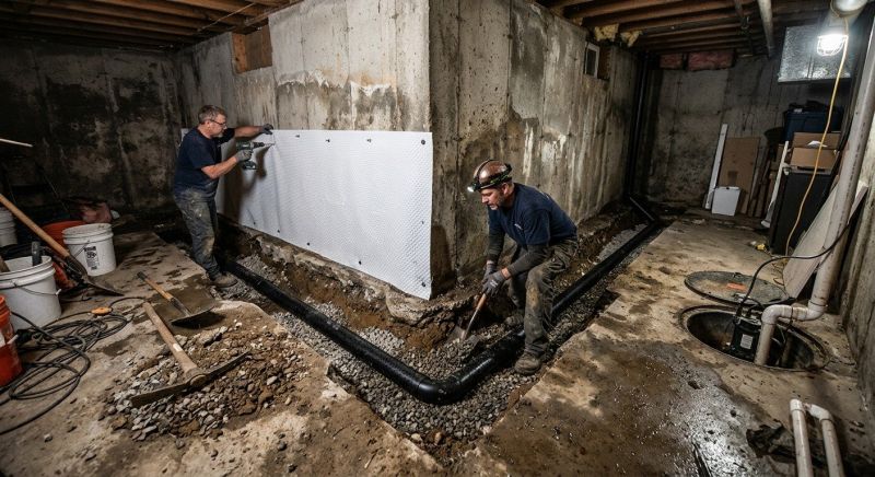 Wet Basement Solutions in Grand Rapids, MI