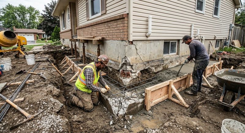 Concrete Footing Repair Service